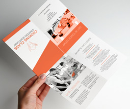 Cross fold Leaflets