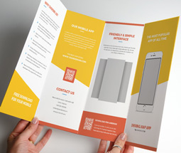 Roll fold Leaflets