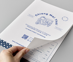 Stapled menus
